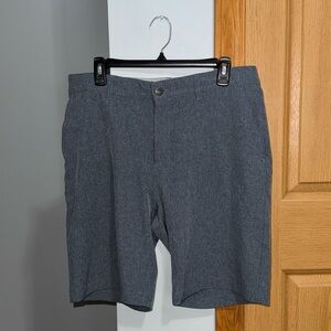 Adidas Ultimate 365 Men’s Heather Gray Golf Shorts Size 34 Waist